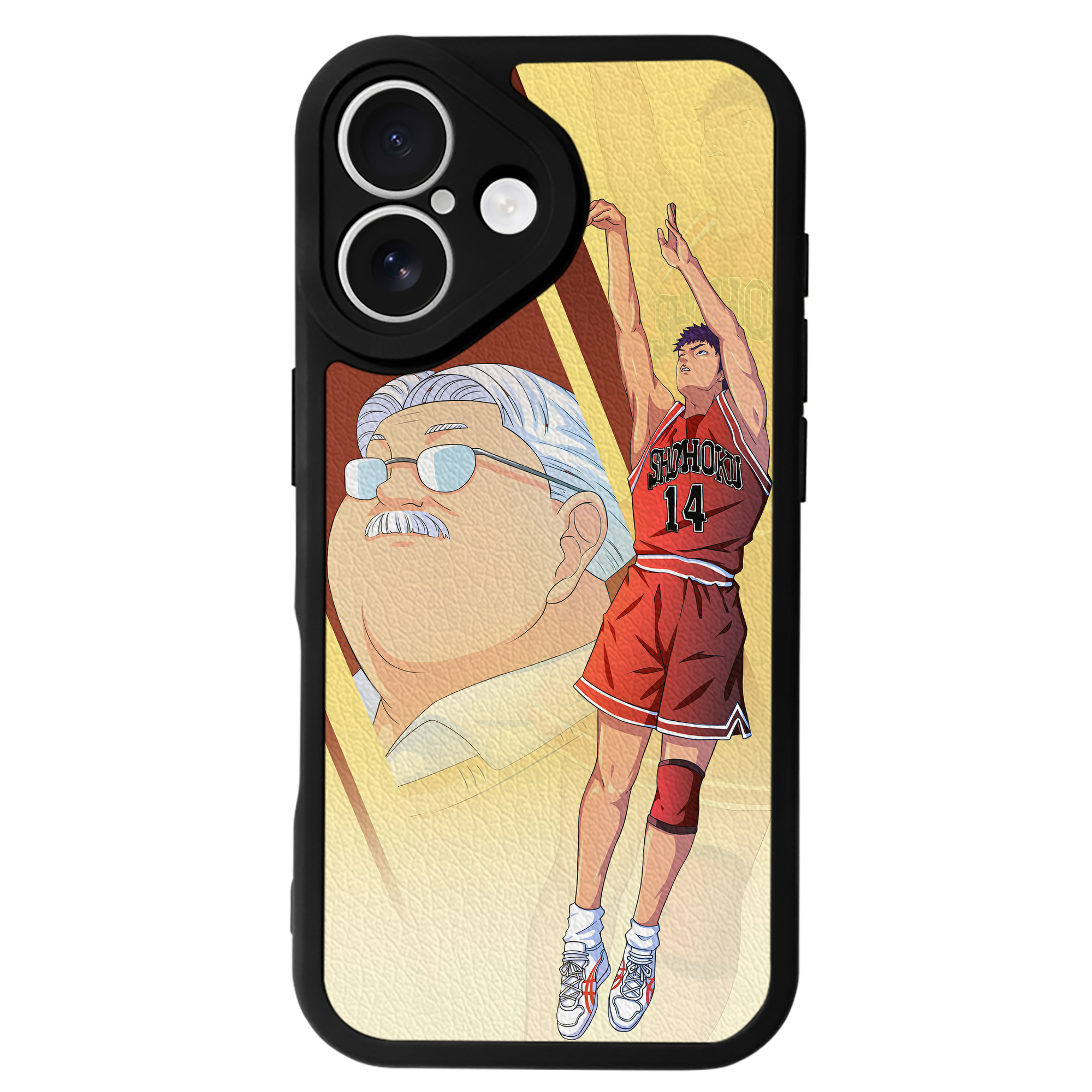 （画像用） SLAM DUNK／スラムダンク 【iPhone 16シリーズ対応】シリコンスマホケース（レザー調） 材質：シリコン